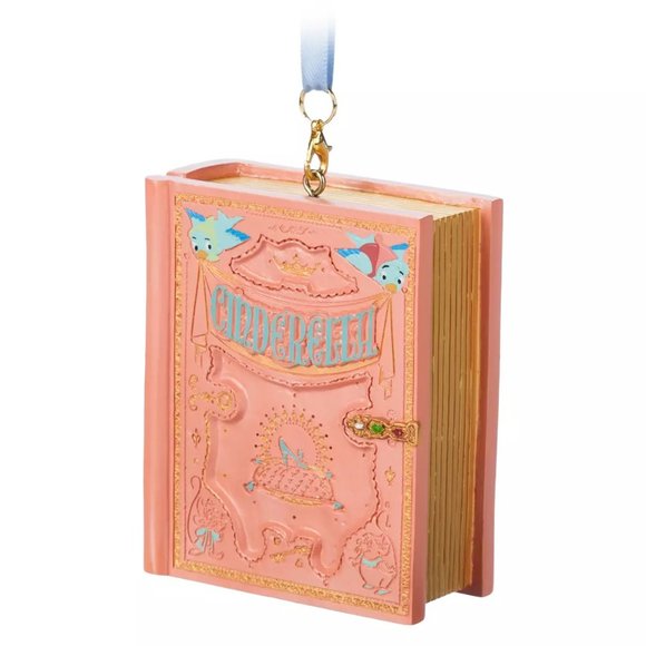 Cinderella Storybook Musical Living Magic Sketchbook Ornament - Picture 1 of 4